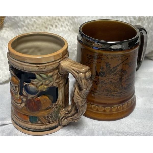 TWO Beer Steins