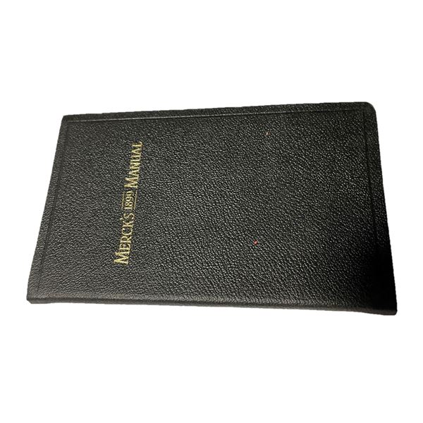 Merck's 1899 Manual, by Merck & Co , reprint