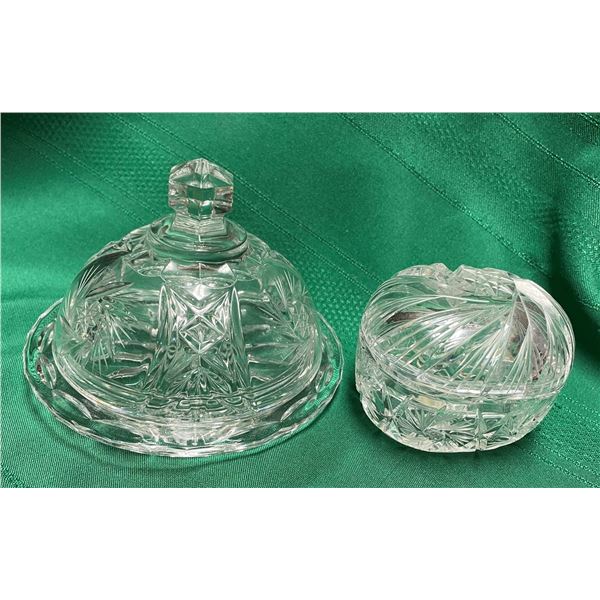 Crystal , Dishes with Lids