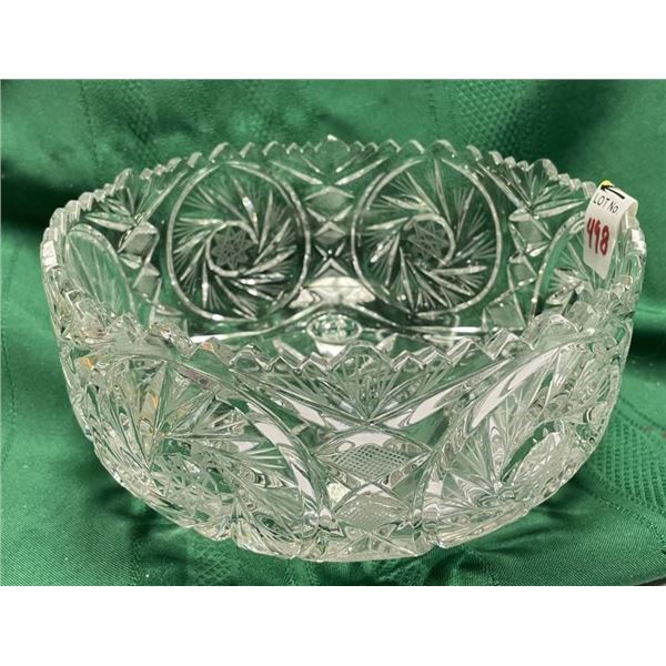 Crystal , Cut Glass Bowl