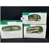 Image 2 : Department 56 Little Town of Bethlahem Series. 3 Boxes. Accessories. Walls, Merchant and Cart and De