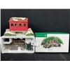 Image 1 : 2 Department 56 Bridges. 1 Is A Covered Bridge.
