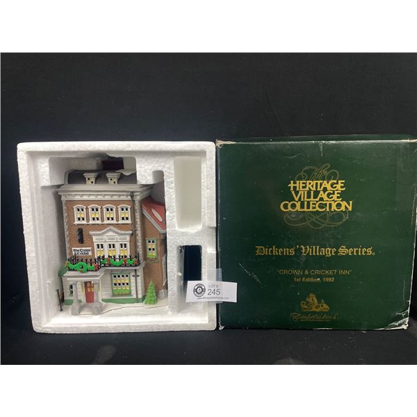 Department 56 Dickens Village Series  Crown and Cricket Inn 