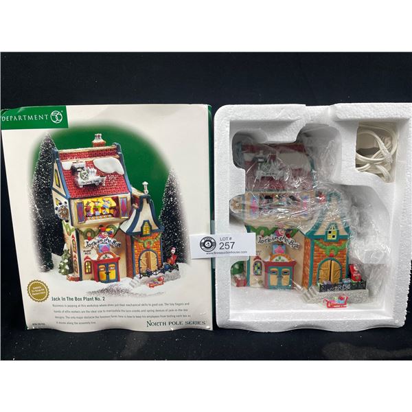 Department 56  North Pole Series " Jack in The Box Plant No. 2"