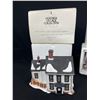 Image 2 : Lot of 2 Department 56 New England Village Series "Jannes Mullet Amish Farmhouse " &" Red Covered Br