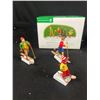 Image 2 : Department 56 New England Village Series  "The Woodworker" and " Family Outing"