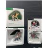 Image 2 : Lot of 3 Departement 56 North Pole Series "A Happyl Harley Day " Plus 2 Elf Sets