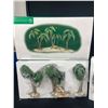 Image 2 : Lot of 2 Department 56 Little Town of Bethlahem Series" Tree Sets"