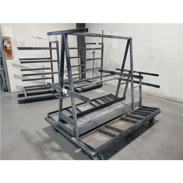 ROLLING STEEL MATERIAL STORAGE RACK 70