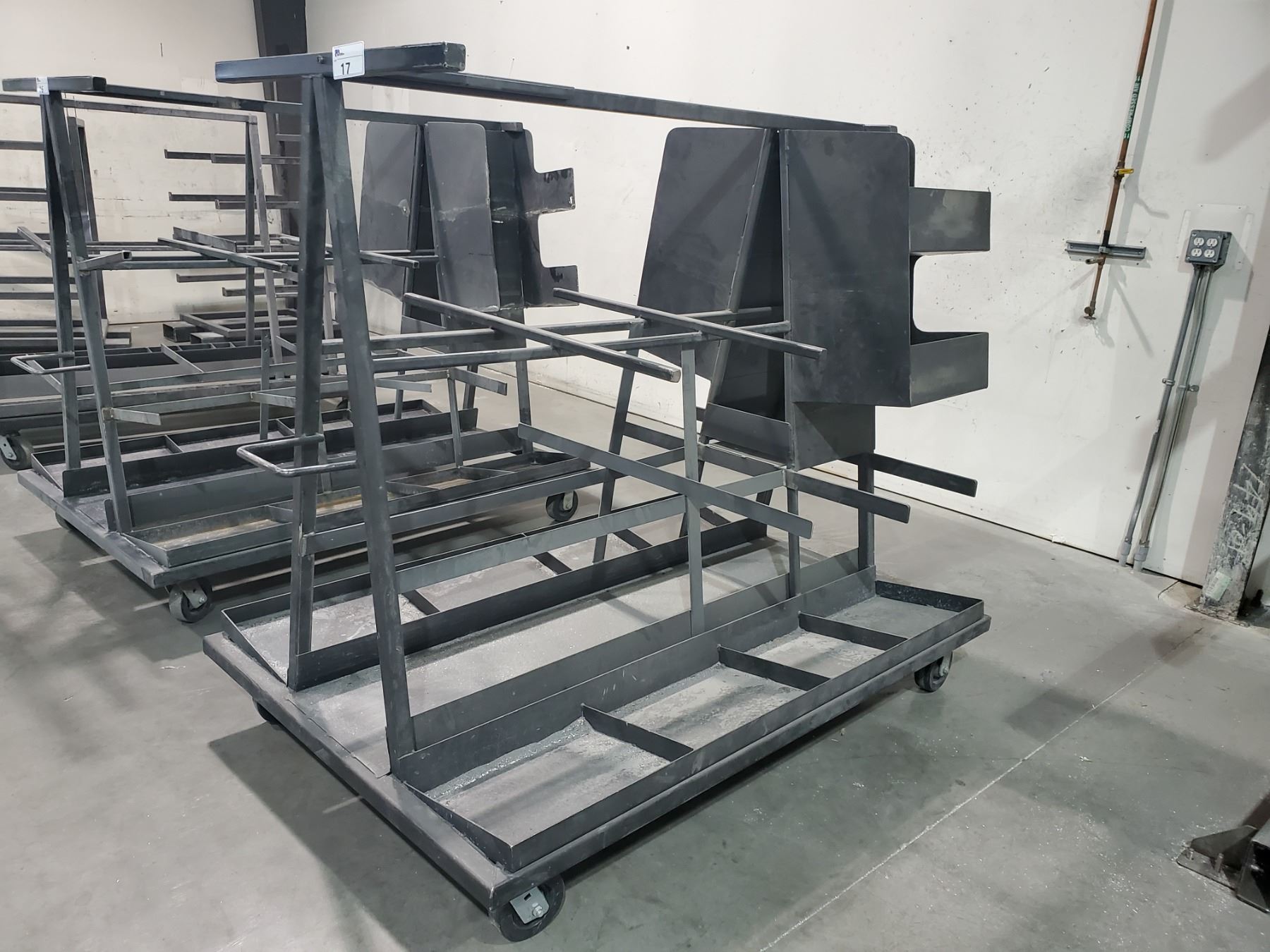 ROLLING STEEL MATERIAL STORAGE RACK 70