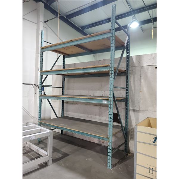 APPROX. 10FT PALLET RACKING SECTION ( BLUE) - 12FT TALL X 3 1/2FT DEEP