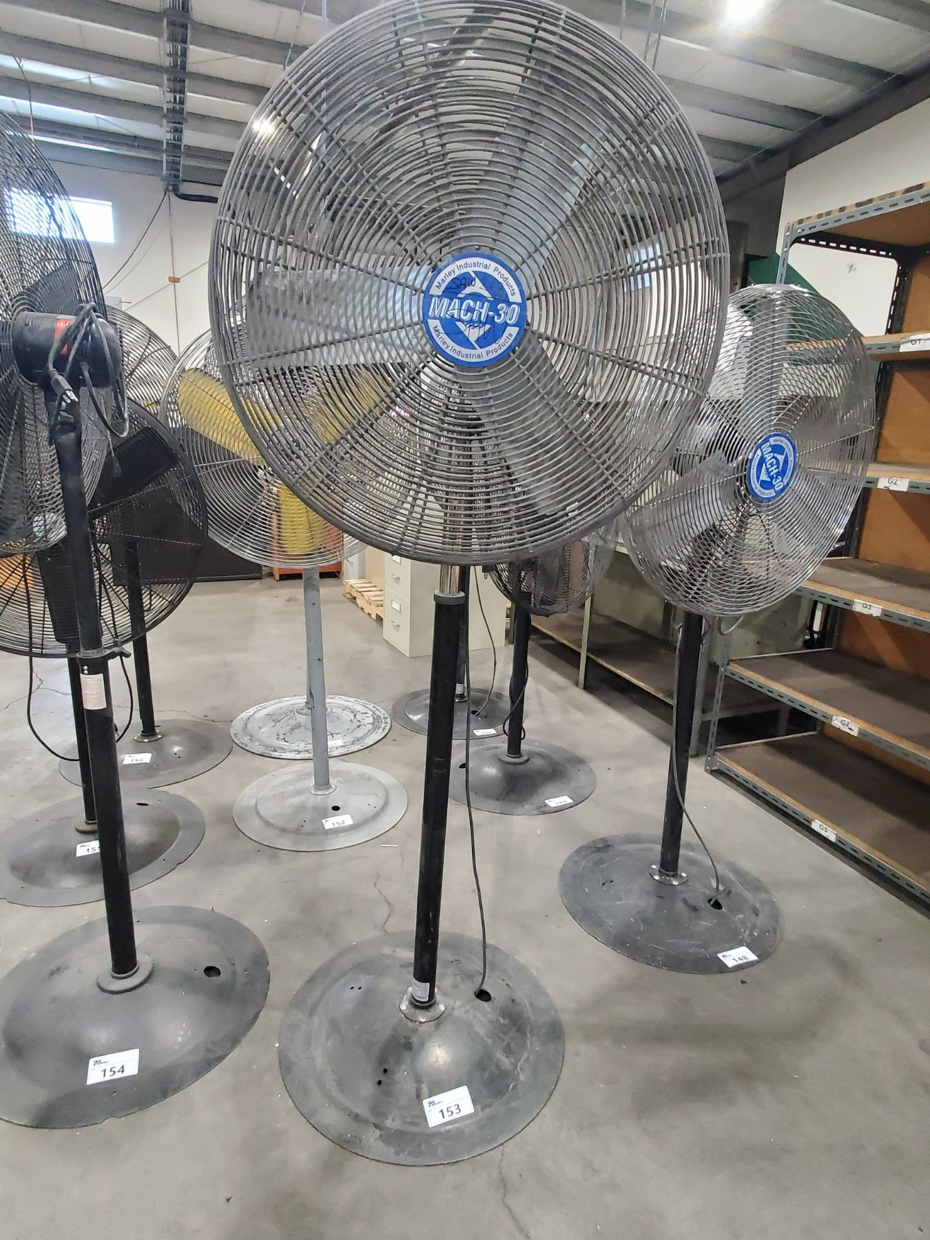 Fan Store LARGE STANDING INDUSTRIAL SHOP FAN (ADJUSTABLE HEIGHT)