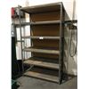 Image 1 : METAL 5 TIER SHELF UNIT-APPROX.4' ACROSS X 2' DEEP X 7' HIGH