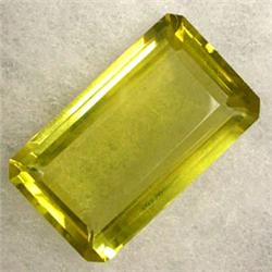 51.15 CTS EMERALD CUT CITRINE 33x20 MM