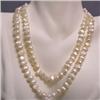 Image 1 : 7x9 MM FRESH WATER PEARL STRING - 32 INCHES