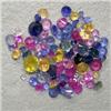 Image 1 : 4.00 CTS LOT OF MULTICOLOR ROUND SAPPHIRES
