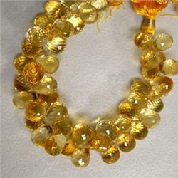246 CTS CITRINE BRIOLETTE STRAND 10x7 MM