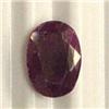 Image 1 : 1.33 CTS OVAL RUBY 8x5 MM