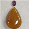 Image 1 : 15 CTS MIXED LOT OF AGATE AND GARNET 31x15-6x4 MM - PERFECT FOR PENDANT