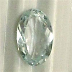 0.80 CTS OVAL SHAPED AQUAMARINE 8x5 MM