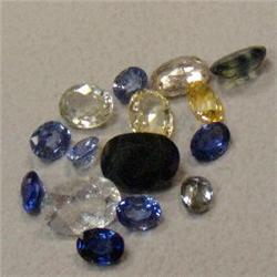 6 CTS LOT OF MULTICOLOR SAPPHIRES - DIFFERENT SHAPES AND SIZES
