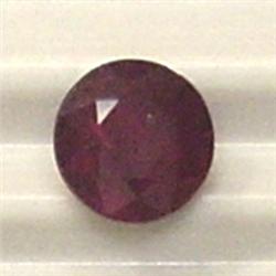 1.19 CTS ROUND RUBY 6 MM