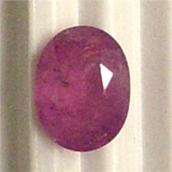 2.20 CTS OVAL RUBY 8x6 MM - HEAT TREATED