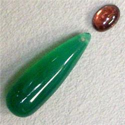 6+ CTS MIXED LOT OF CHRISCOPRASSE BRIOLETTE AND GARNET 21x7-6x4 MM