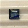 Image 1 : 0.35 CTS SQUARE SAPPHIRE 3.5 MM