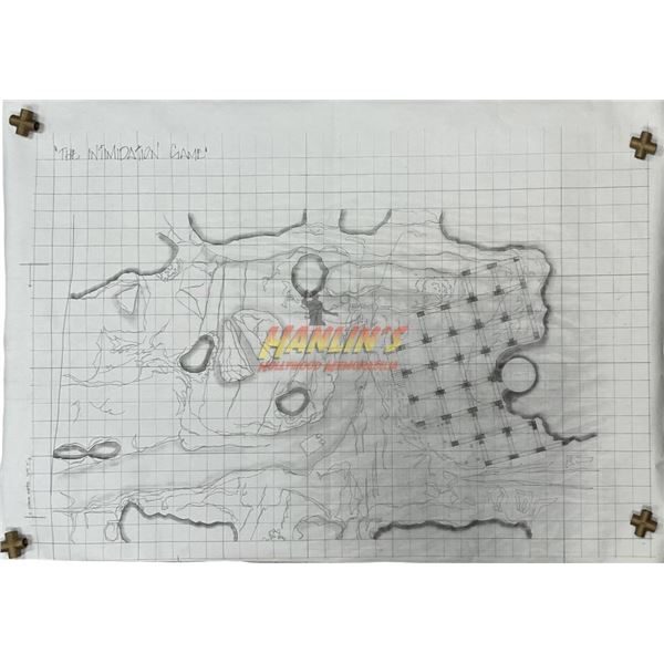 Batman Begins (2005) - Batcave Production Blueprint
