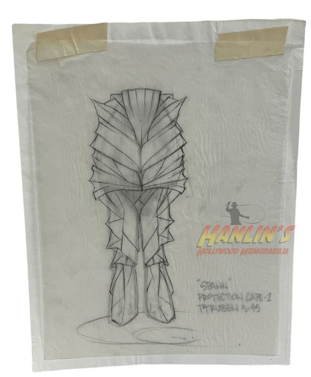 Spawn (1997) - Original Concept Art - Spawn Cape