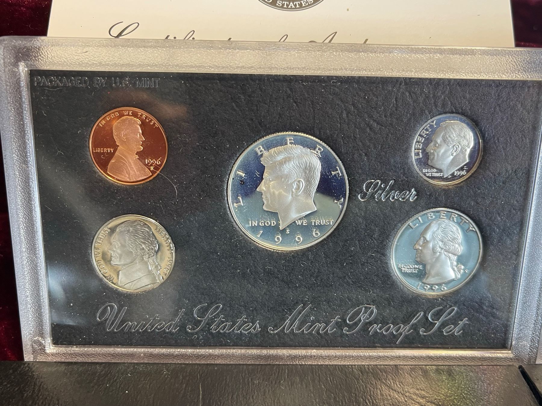 SILVER PROOF SETS - THREE YEARS - Cornerbids