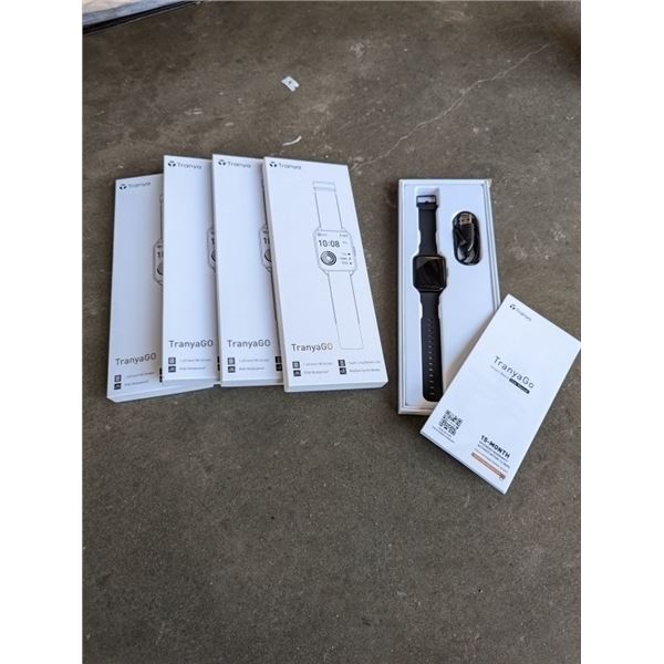 5 NEW TRANYA GO SMART WATCHES RETAIL $250