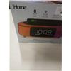 Image 2 : IHOME TIMEBOOST GLOW WIRELESS CHARGING ALARM CLOCK W/ LED LIGHTS - TESTED WORKING