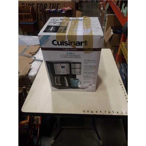 CUISINART COFFEE CENTER 2 IN 1 COFFEE MAKER - TESTED WORKING, RETAIL $219