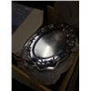 Image 3 : 5 SERVING TRAYS, PLATTERS - SILVER PLATE