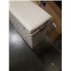 Image 3 : HAMPER WITH BLANKETS AND PATIO CUSHIONS