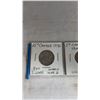 Image 2 : 4 WWII COINS - 1942 QUARTER .800 SILVER, 1943 TOMBAC, 1944 VICTORY, 1945 DIME .800 SILVER