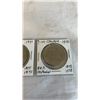 Image 2 : 3 CANADIAN CENTENNIAL DOLLARS - MANITOBA 1870-1970, BC 1871-1971, PEI 1873-1973