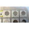 Image 2 : 7 CANADIAN 50 CENT COINS 1981-1987 - ALL RARE