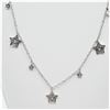 Image 1 : STERLING SILVER CZ NECKLACE & EARRINGS, W/A $615.00