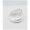 Image 3 : STERLING SILVER 10MM NATURAL ROSE QUARTZ RING, 2.66CTS, W/A $535.00, SIZE 6.5