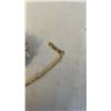 Image 2 : GOLD PLATED NECKLACE AND LOT OF SILVER PLATED RHINESTONE BROOCHES