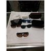 Image 1 : 4 PAIRS OF NON BRANDED SUNGLASSES IN BRAND NAME CASES