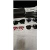 Image 1 : 4 PAIRS OF NON BRANDED SUNGLASSES IN BRAND NAME CASES