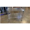 Image 1 : 2 TIER ADJUSTABLE SHELF APPROX 22 INCHES TALL