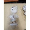 Image 2 : 2 CONCRETE BUSTS - APPROX 17 INCH TALL