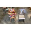 Image 1 : VINTAGE KIDS ROCKING CHAIR AND DOLL HIGH CHAIR