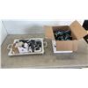 Image 1 : BOX OF NEW MAGIC CALCULATORS AND TRAY OF NEW LIPSTICK