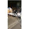 Image 1 : 2 DESK LAMPS, BATH ASSIST CHAIR, BED TAIL, BISSELL FEATHERWEIGHT VACUUM AND LIGHT FIXTURES